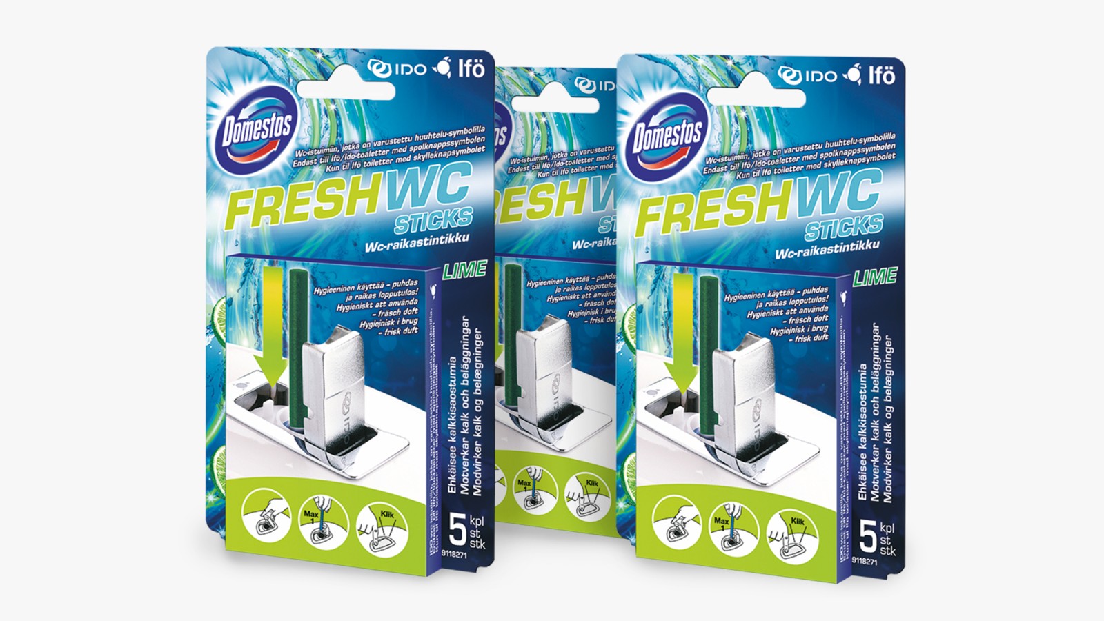 Fresh WC stienīšus Fresh WC stienīšus