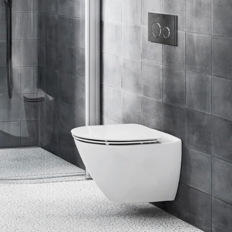 Ifö Spira Art pie sienas stiprināms tualetes pods Ifö Spira Art pie sienas stiprināms tualetes pods